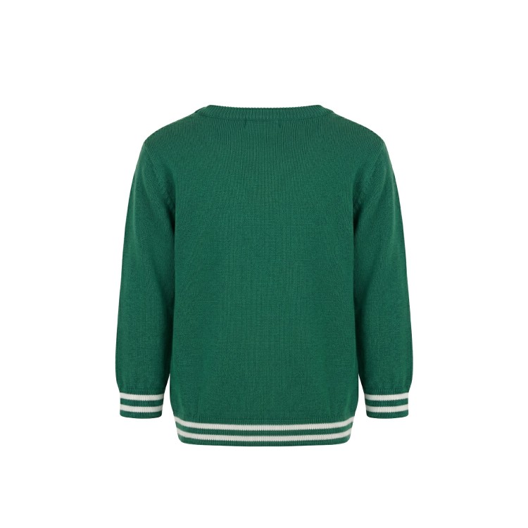 MOSCHINO Maglione verde Teddy Bear neonati