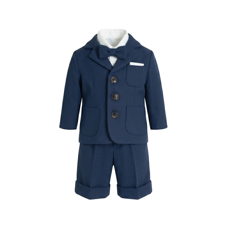 COLORI CHIARI Completo 4 pezzi blu neonato