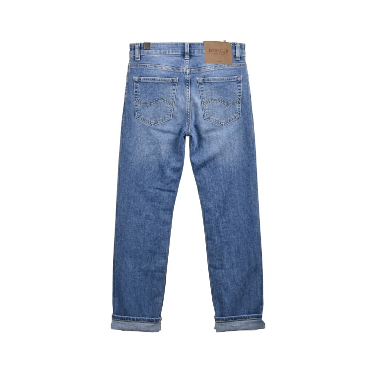 DONDUP Jeans slim fit slavato bambino