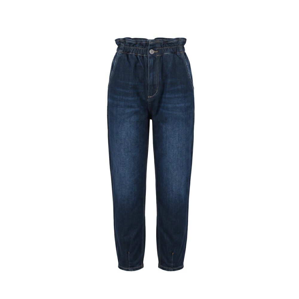 DONDUP Jeans scuro con vita...