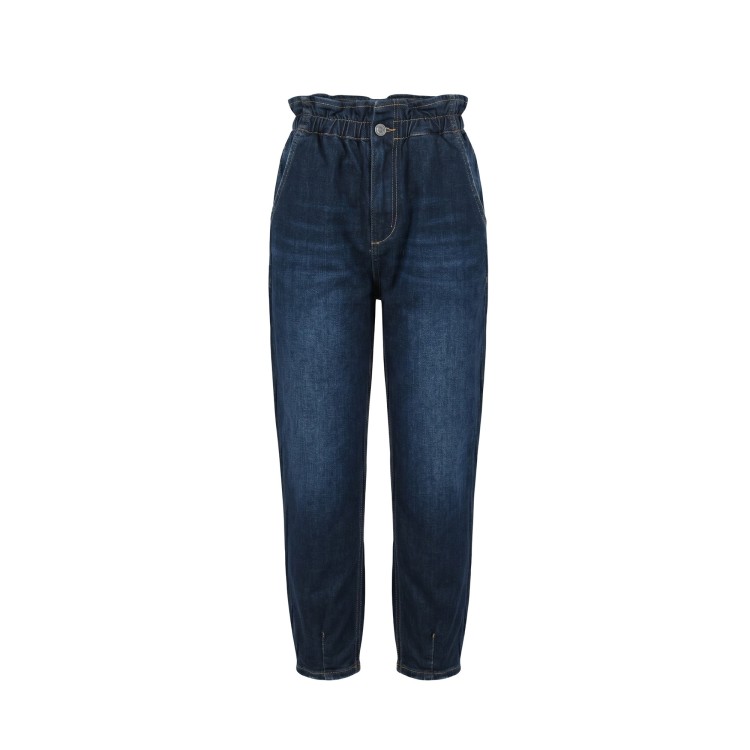 DONDUP Jeans scuro con vita elasticizzata bambina