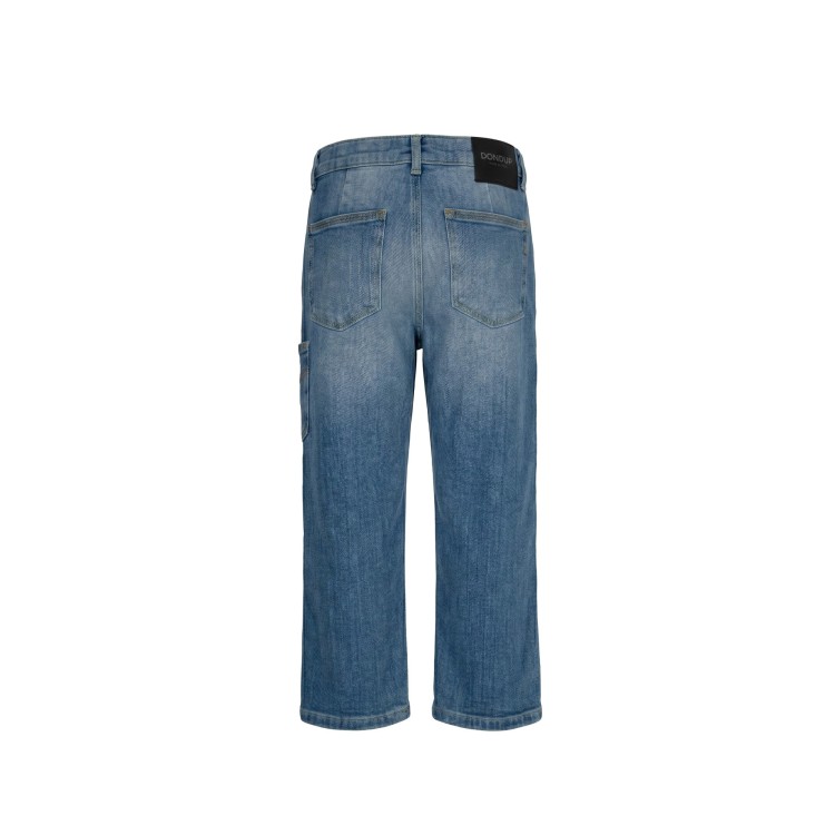 DONDUP Pantalone jeans con lavaggio chiaro bambino