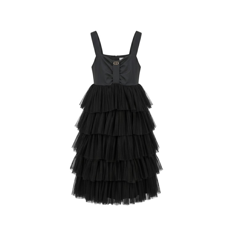 TWIN-SET Abito nero bambina