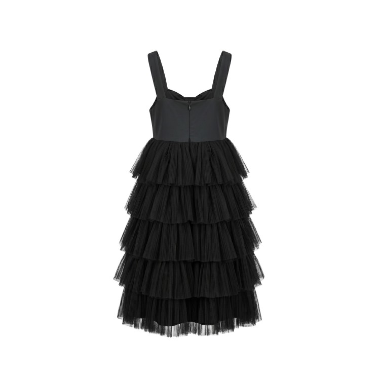TWIN-SET Abito nero bambina