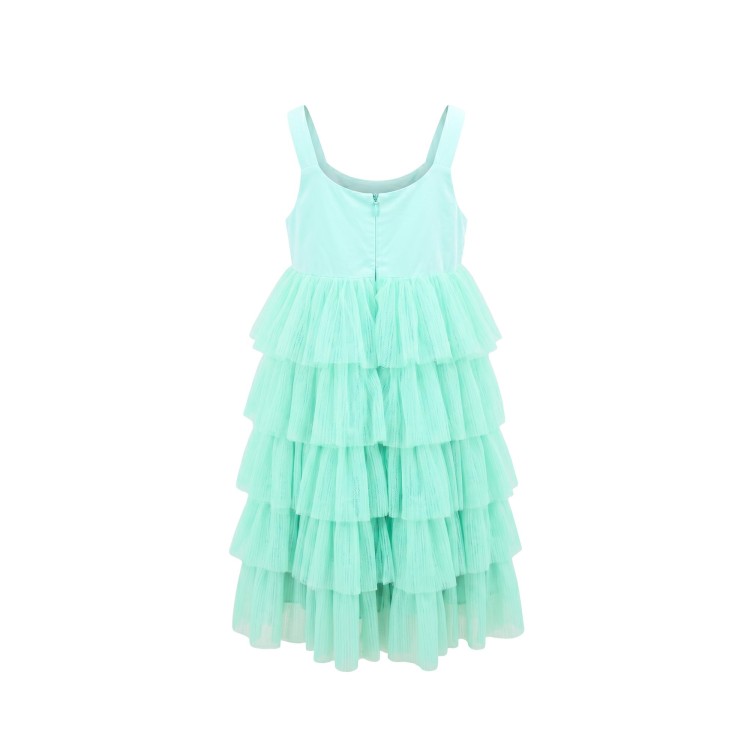 TWIN-SET Abito verde acqua bambina