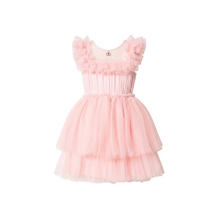 TWIN-SET Abito rosa bambina