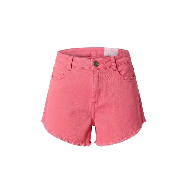 TWIN-SET Pantaloncini fucsia sfrangiati bambina