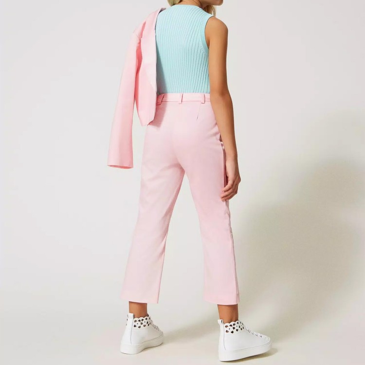 TWIN-SET Pantalone rosa bambina