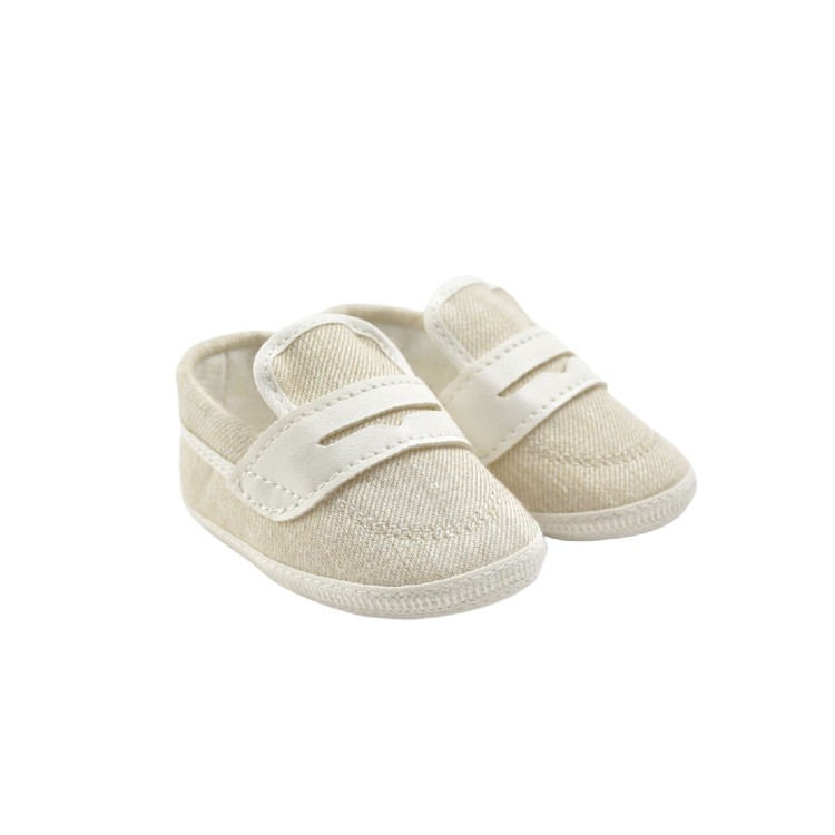 BABY A Scarpine beige eleganti neonato