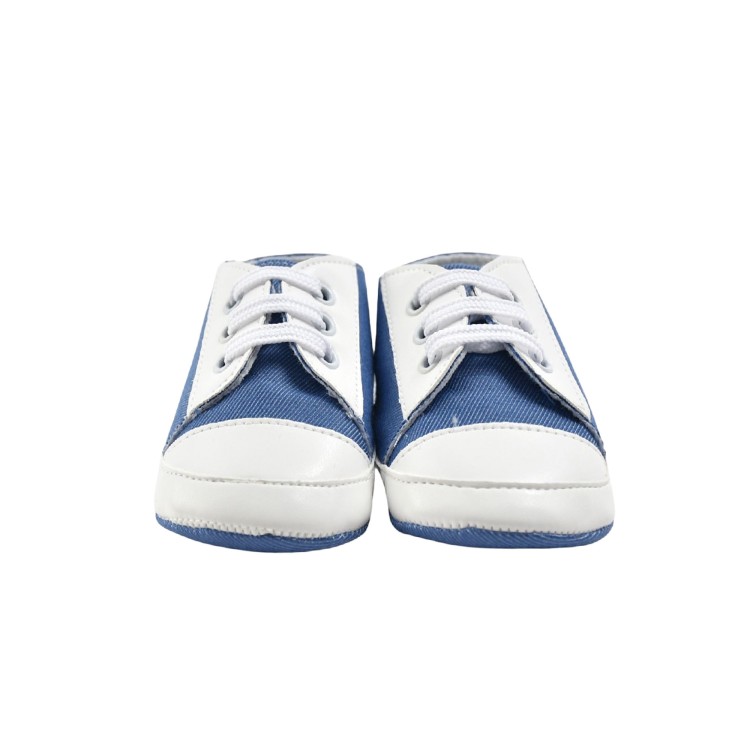 BABY A Scarpine azzurre neonato