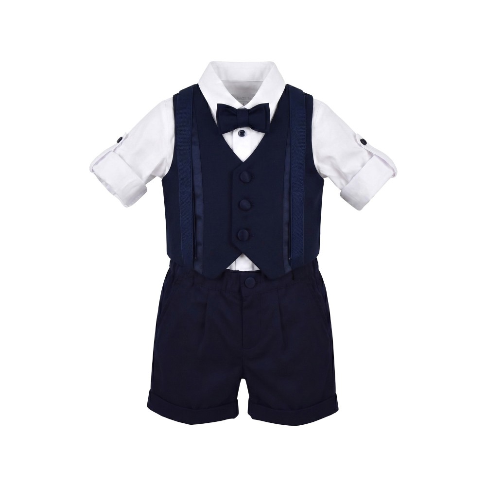 BABY A Completo blu navy...