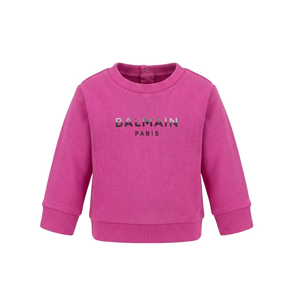 BALMAIN Felpa con logo...