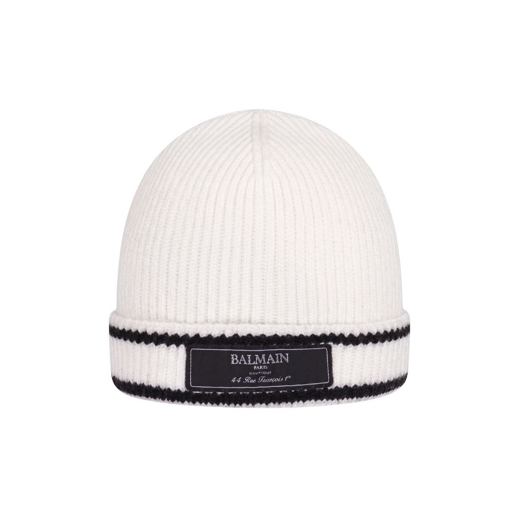 BALMAIN Cappello bianco...