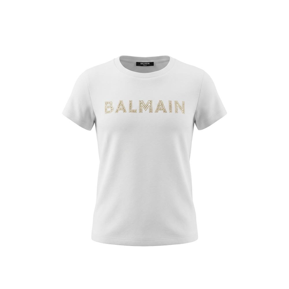 BALMAIN T-shirt manica...