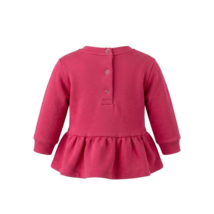 BALMAIN Felpa rosa corallo neonata