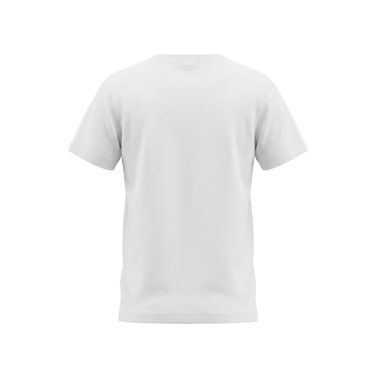 BALMAIN T-shirt bianca con logo multicolore bambini