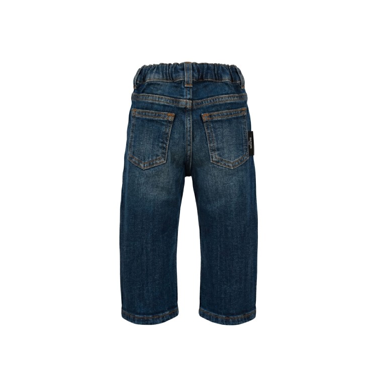 BALMAIN Pantalone jeans  blu per neonato