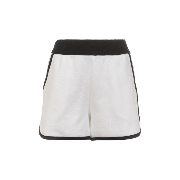 BALMAIN Short bianco e nero per bambina