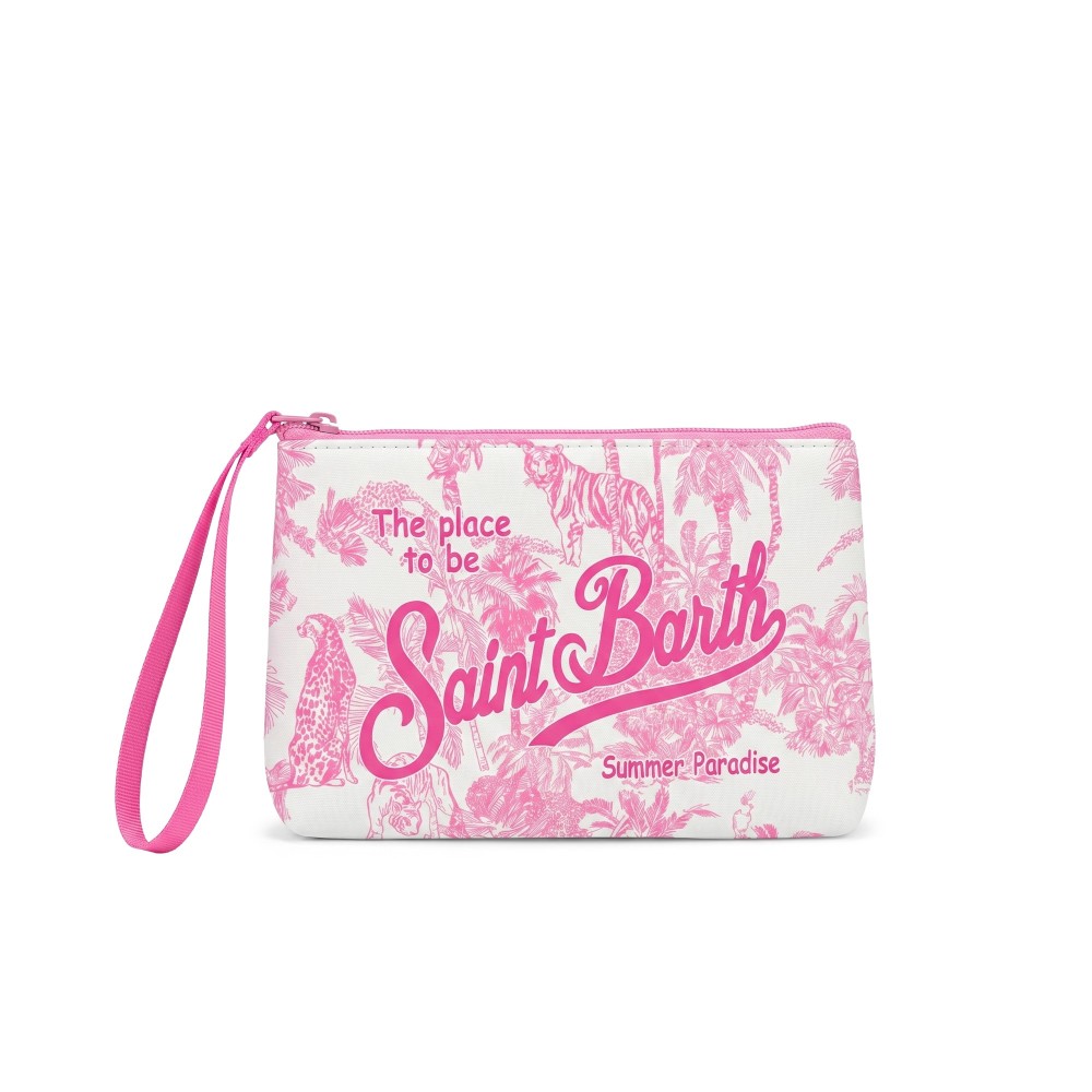 SAINT BARTH Pochette rosa...