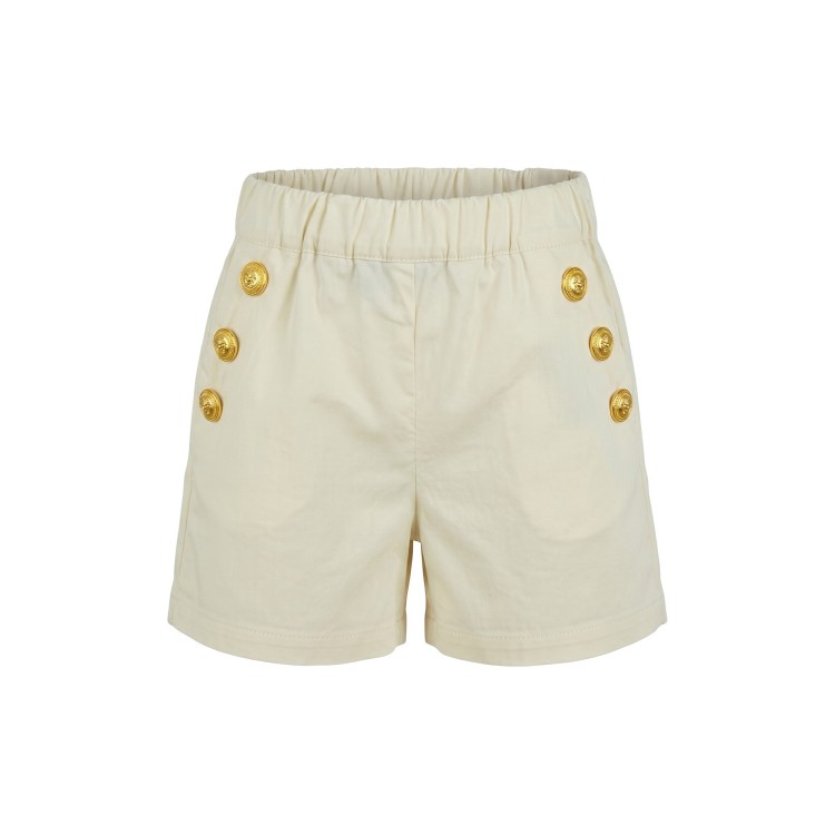BALMAIN Pantaloncini avorio neonata