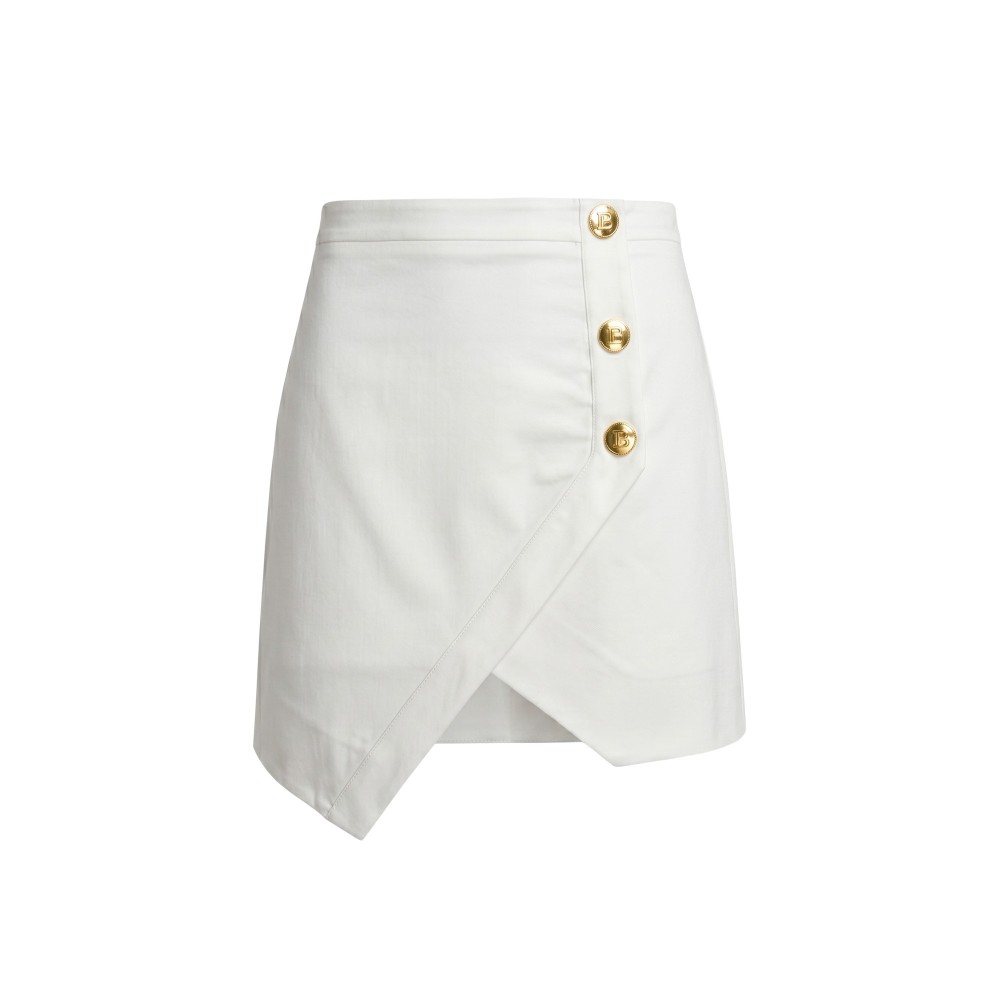 BALMAIN Gonna bianca bambina