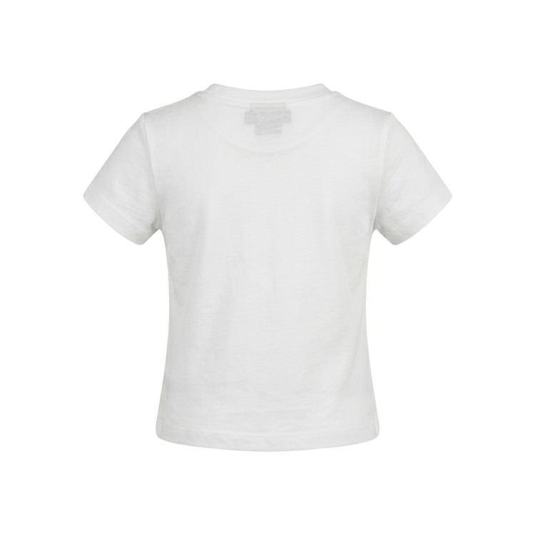 BALMAIN T-shirt bianca neonato