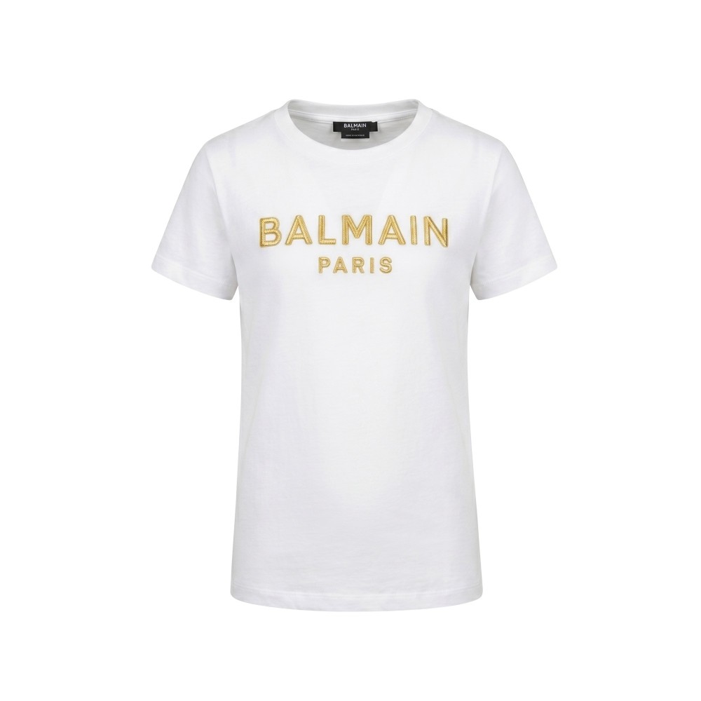 BALMAIN T-shirt bianca bambina