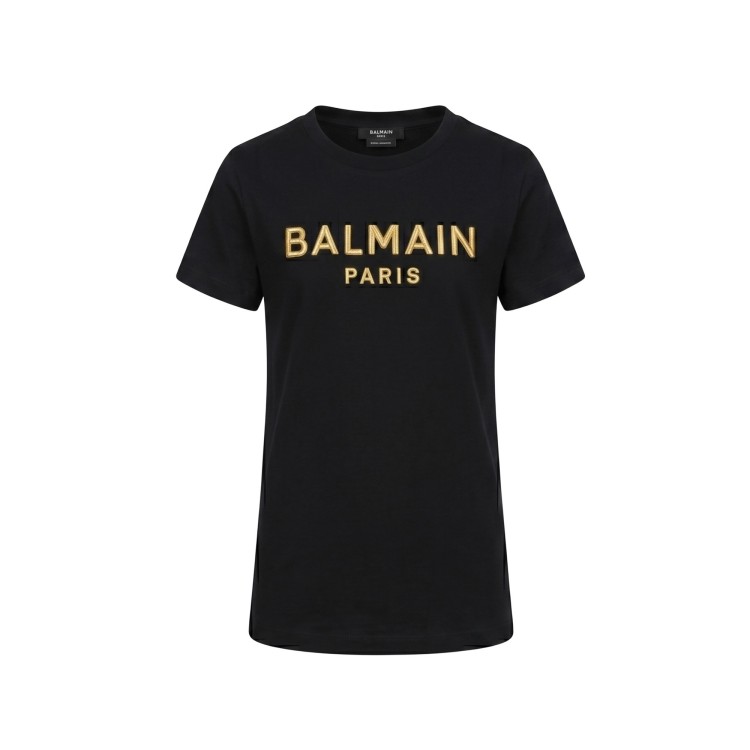 BALMAIN T-shirt nera bambina