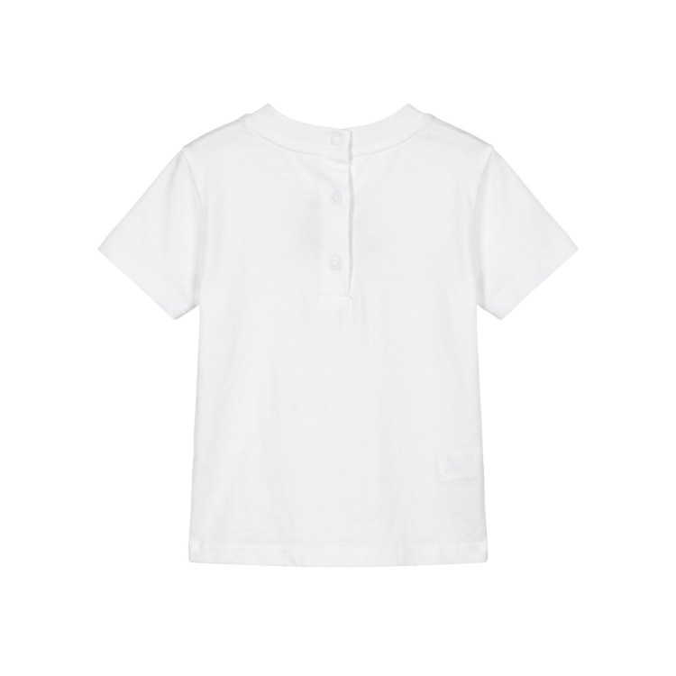 BALMAIN T-shirt con applicazione logo bianco neonato