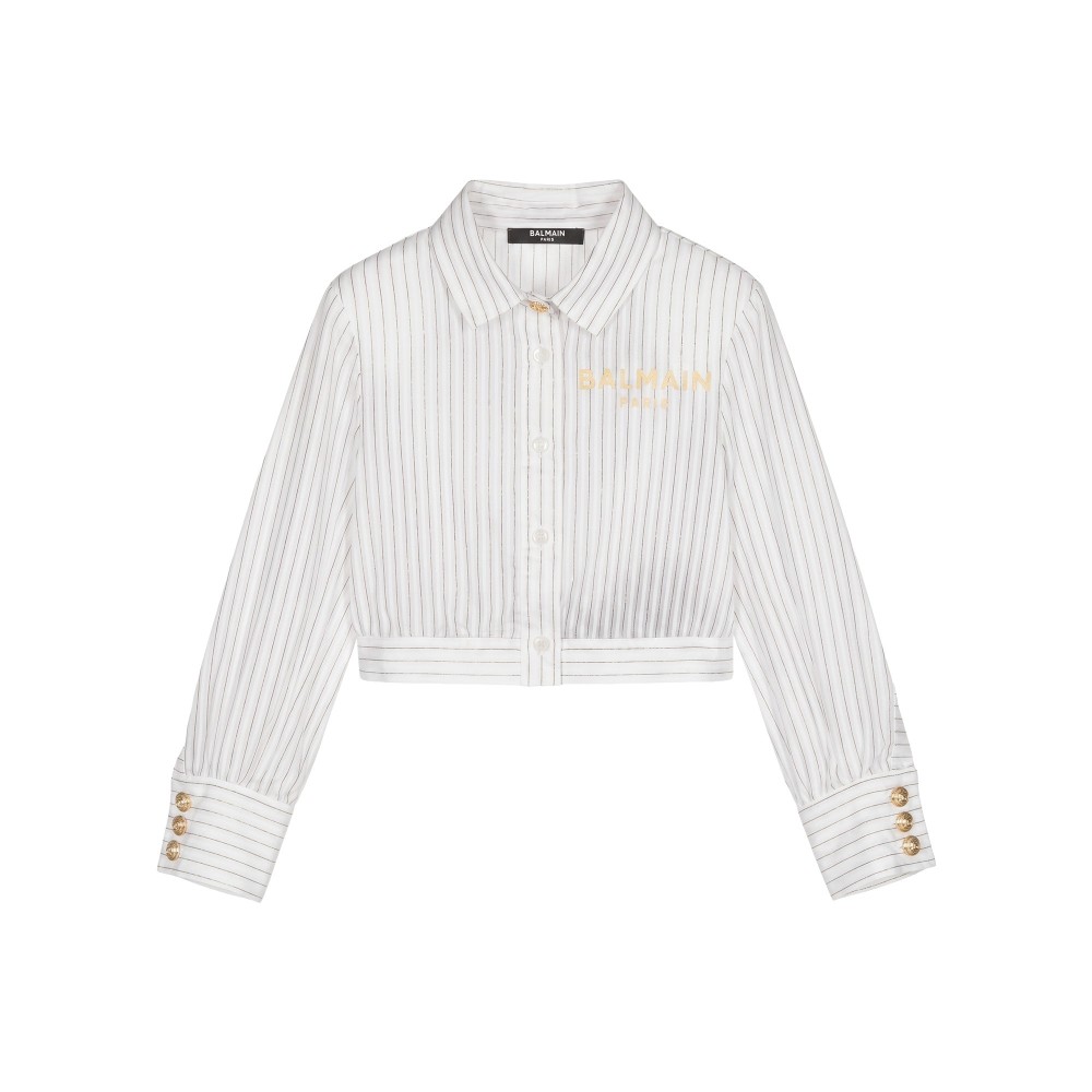 BALMAIN Camicia bianca con...
