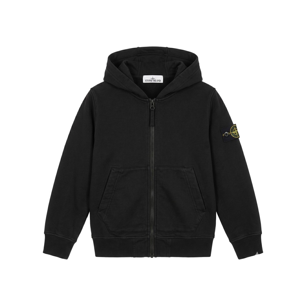 STONE ISLAND Felpa zip con...
