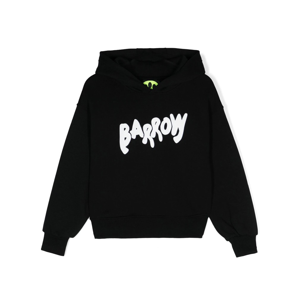 BARROW Felpa con logo floccato