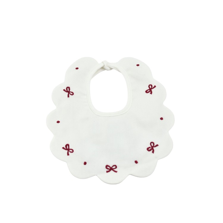 LITTLE BEAR Bavetta bianca neonato
