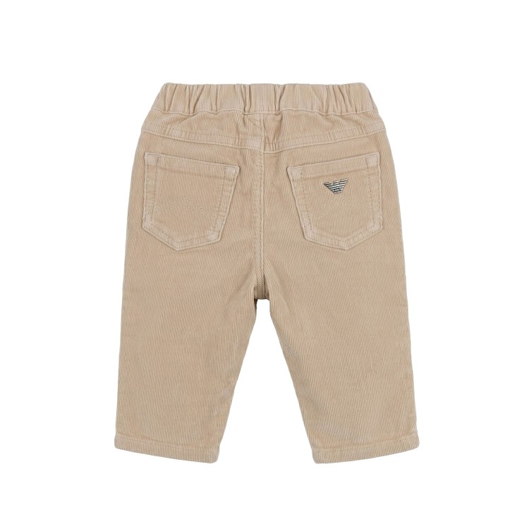 EMPORIO ARMANI Pantaloni beige neonato