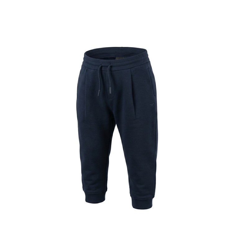 EMPORIO ARMANI Pantalone in felpa blu bambino