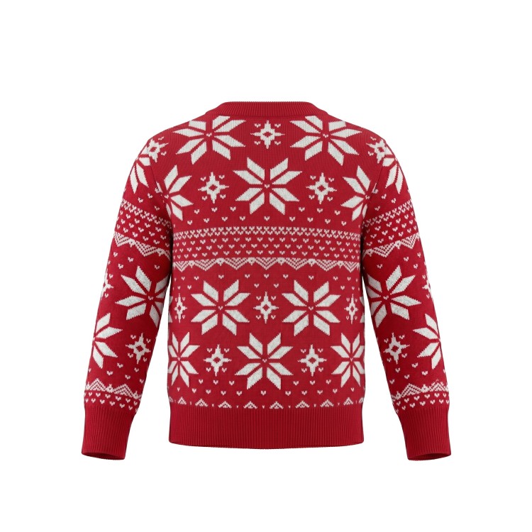 SAINT BARTH Maglione lana rosso bambini