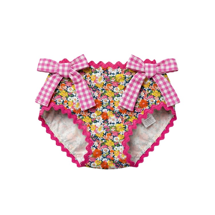 SAINT BARTH Culottina stampa fantasia rosa per neonata