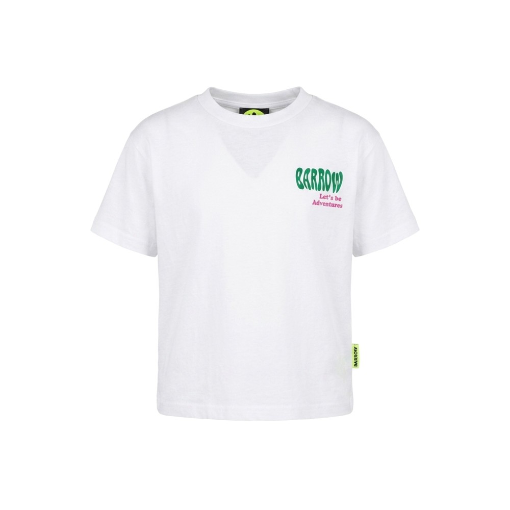 BARROW T-shirt bianca con...