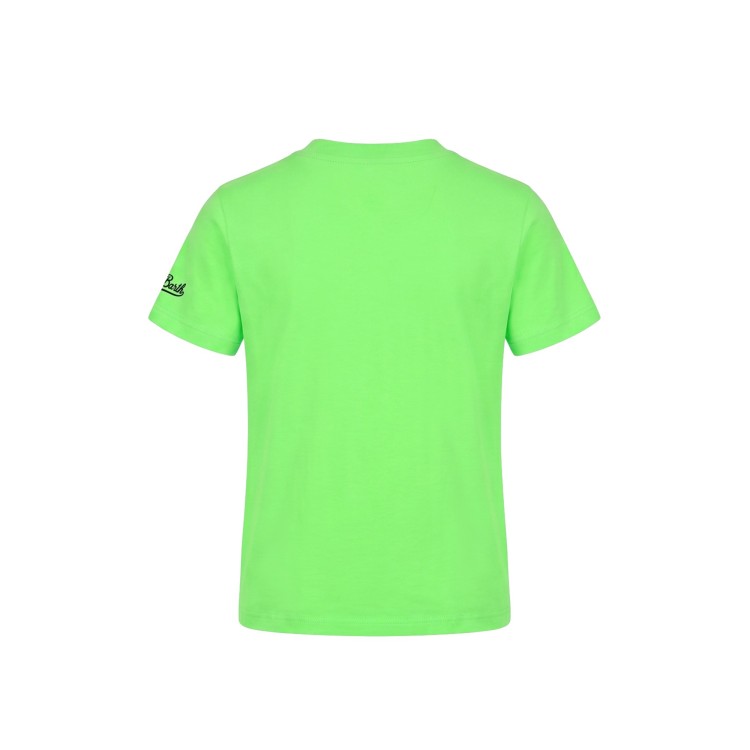 SAINT BARTH T-shirt verde con stampa  bambina