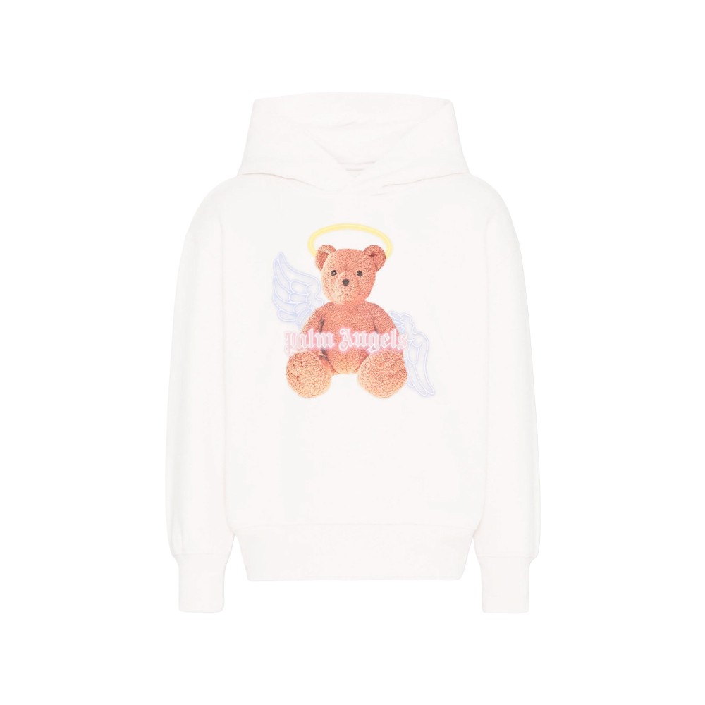PALM ANGELS Felpa panna con...