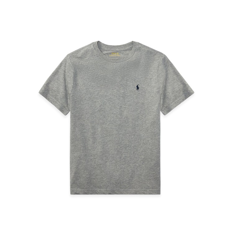 RALPH LAUREN T-shirt grigia Pony navy bambini