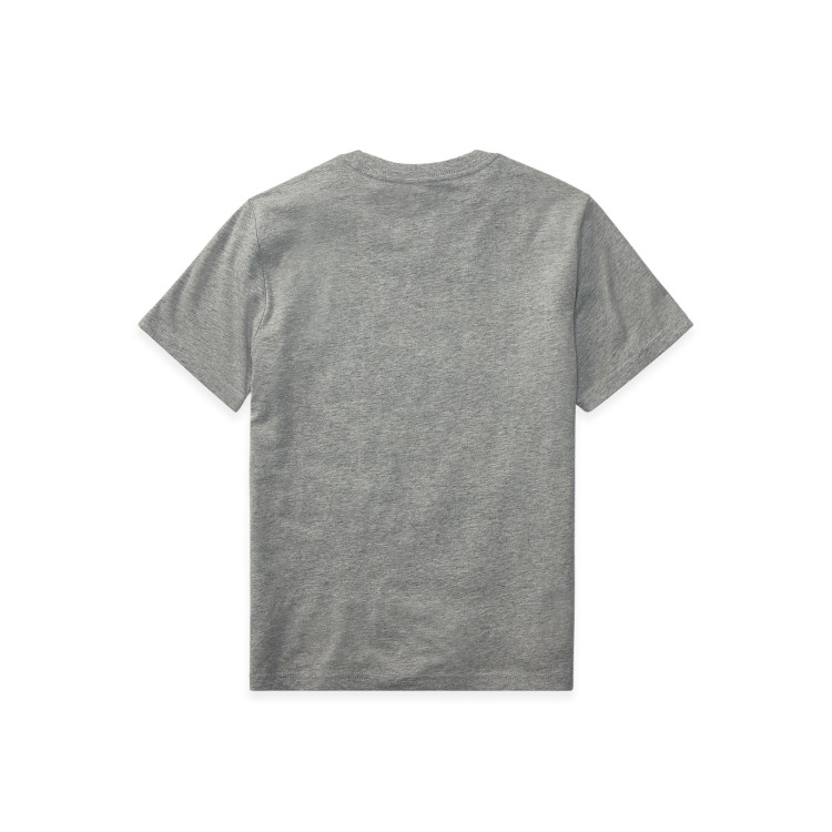 RALPH LAUREN T-shirt grigia Pony navy bambini