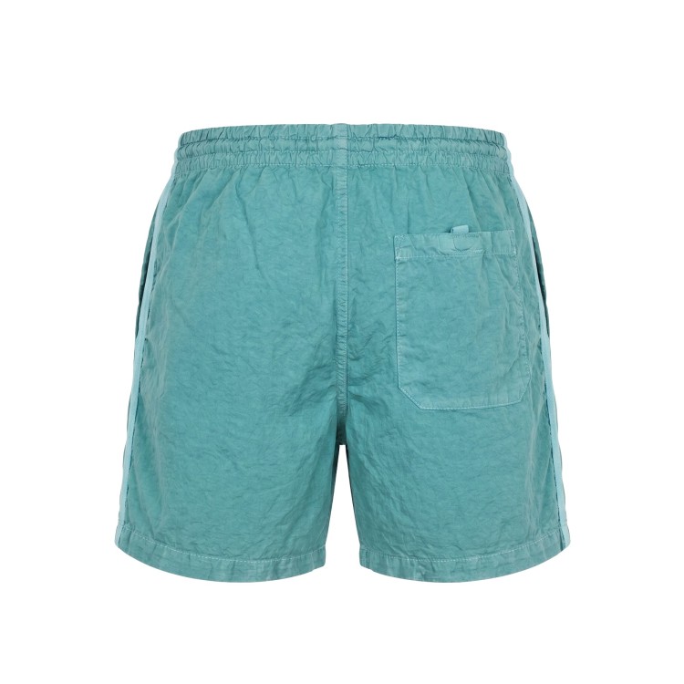 STONE ISLAND Boxer mare turchesi con logo bambino