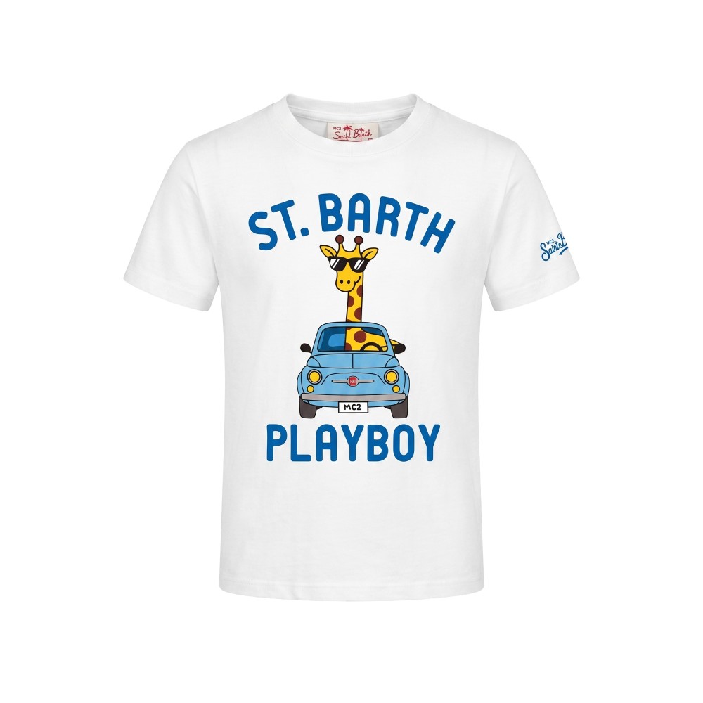 SAINT BARTH T-shirt bianca...
