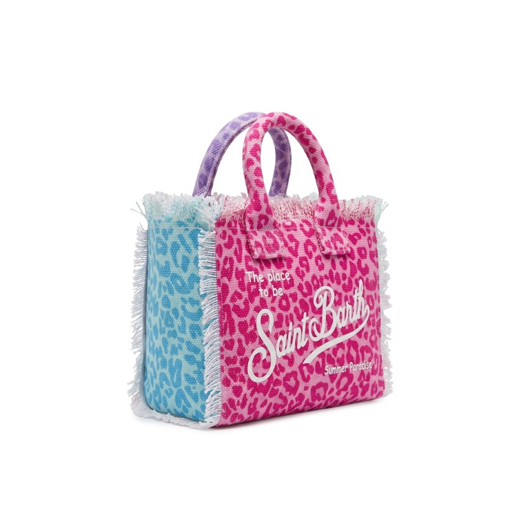 SAINT BARTH Borsa Vanity Mini leopardata multicolor bambina
