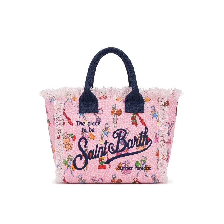 SAINT BARTH Borsa Colette rosa Charms Party bambina