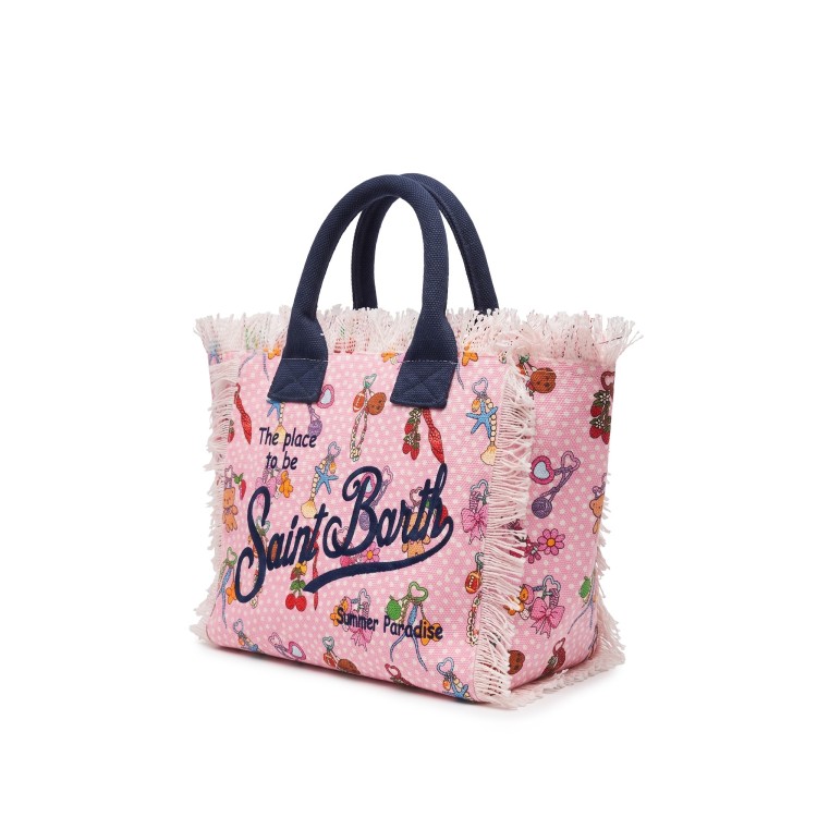 SAINT BARTH Borsa Colette rosa Charms Party bambina