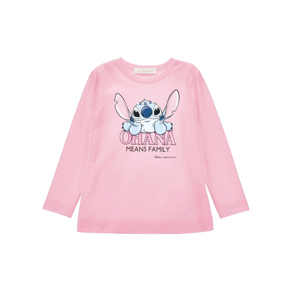 MONNALISA T-shirt rosa a...