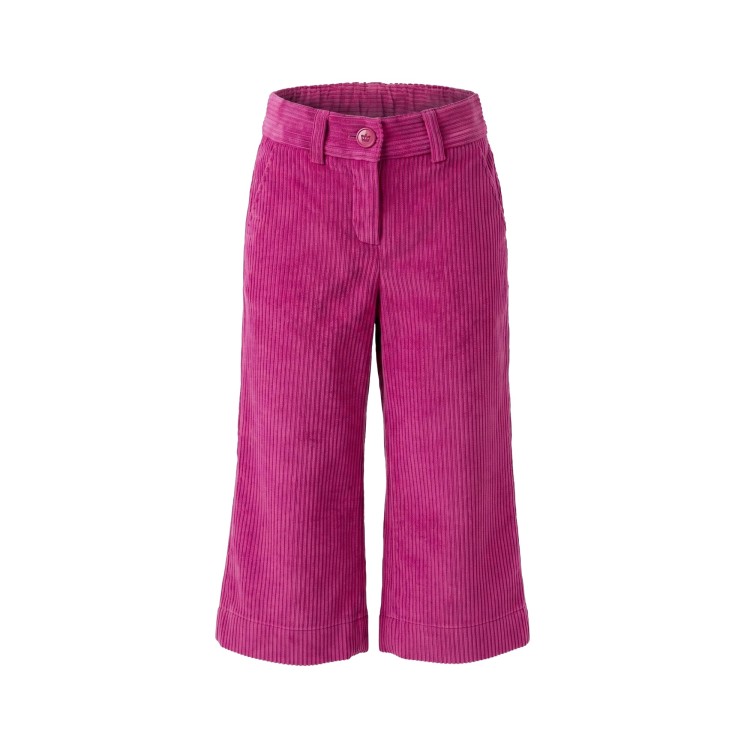 MONNALISA Pantalone fuxia in velluto bambina
