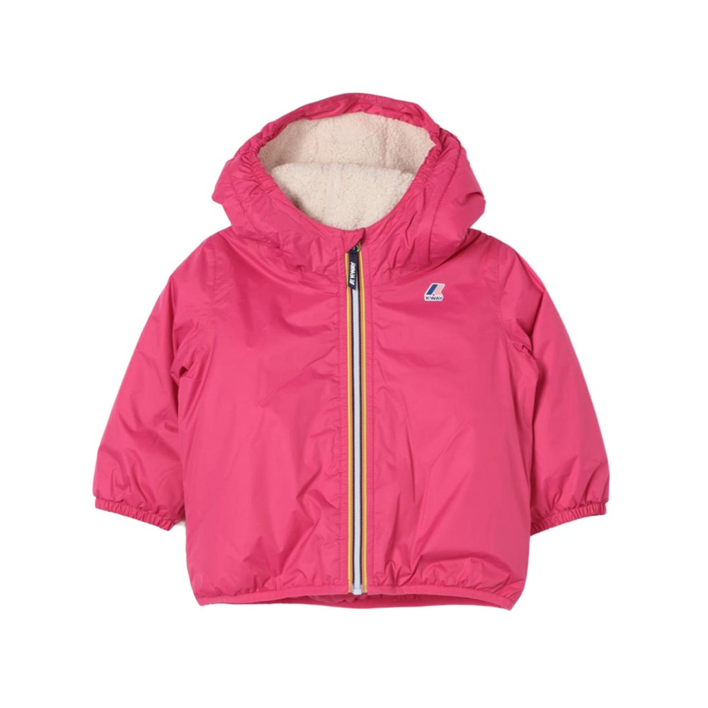 K-WAY Giubbino fuxia neonata